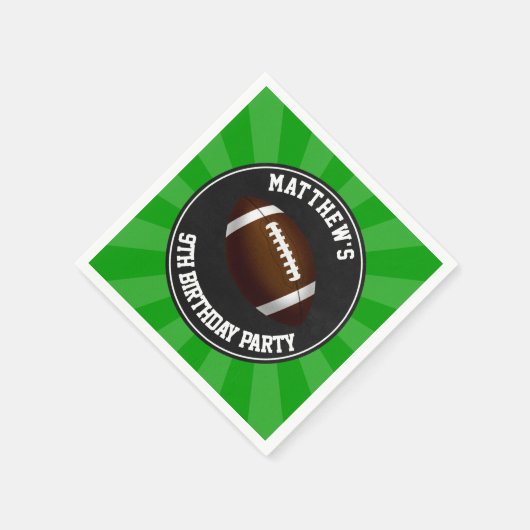 Fußball-Geburtstagspartei Serviette (Ecke)