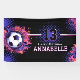 Fußball-Geburtstagsparty Banner
