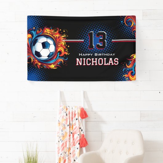 Fußball-Geburtstagsparty Banner (Insitu)