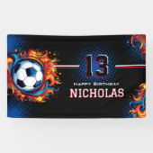 Fußball-Geburtstagsparty Banner (Horizontal)