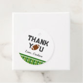 Fußball Geburtstagsparty Danke Geschenkanhänger (Beispiel)