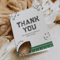 Fußball Geburtstagsparty Danke Karte