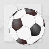 Fußball - Geburtstagsparty Einladung (Rückseite)