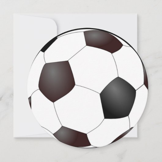 Fußball - Geburtstagsparty Einladung (Rückseite)