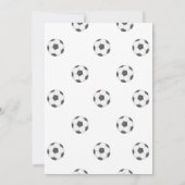 Fußball-Geburtstagsparty Einladung, digital, druck Einladung (Rückseite)