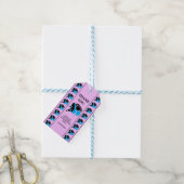 Fußball Geburtstagsparty, Football Girl Player Geschenkanhänger (Mit Garn)