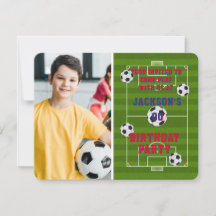 Fußball-Geburtstagsparty Foto