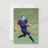 Fußball-Geburtstagsparty Foto Einladung (Rückseite)