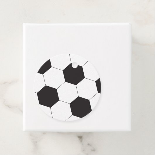 Fußball Geburtstagsparty Geschenkanhänger (Beispiel)