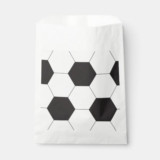 Fußball Geburtstagsparty Geschenktütchen (Vorderseite)