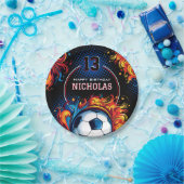 Fußball-Geburtstagsparty Pappteller (Party)