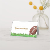 Fußball Geburtstagsparty Platzkarte (Vorderseite)