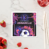 Fußball-Geburtstagsparty Serviette (Beispiel)