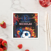 Fußball-Geburtstagsparty Serviette (Beispiel)