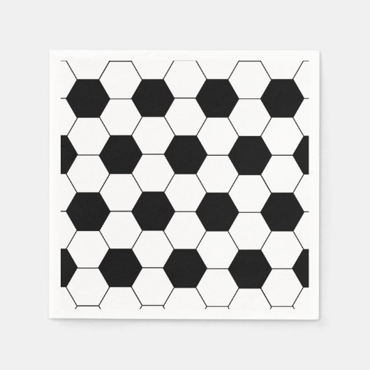 Fußball Geburtstagsparty Serviette (Vorderseite)