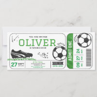 Fußball Geburtstagsparty Ticket Sport Digital