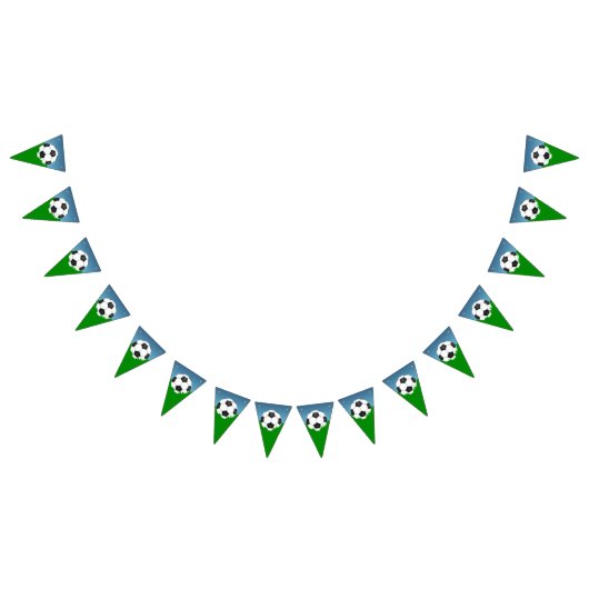 Fußball-Geburtstagsparty Wimpelkette (Alle)