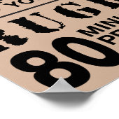 Fußball gegen Rugby Poster (Ecke)