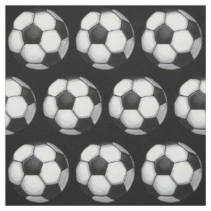 Fußball gemaltes Pattrern Stoff