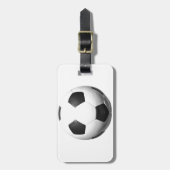 Fußball Gepäckanhänger (Vorderseite vertikal)