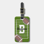 Fußball Gepäckanhänger (Vorderseite vertikal)