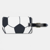 Fußball Gepäckanhänger (Rückseite horizontal)