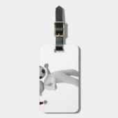 Fußball Gepäckanhänger (Vorderseite vertikal)