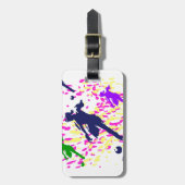 FUSSBALL GEPÄCKANHÄNGER (Vorderseite vertikal)