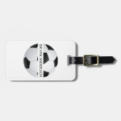 Fußball-Gepäckanhänger Gepäckanhänger (Vorderseite horizontal)
