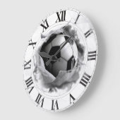 FUSSBALL-GESCHENK-IDEEN GROßE WANDUHR (Winkel)