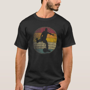 Fußball-Geschenk Retro-Stil Vintage Lustig 70er 80 T-Shirt