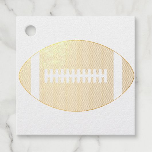 Fußball Geschenkanhänger (Vorderseite)