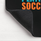 Fußball-Geschenkidee - Lieber wäre ich beim Fußbal Mousepad (Ecke)
