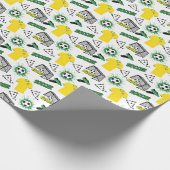 Fußball Geschenkpapier (Ecke)