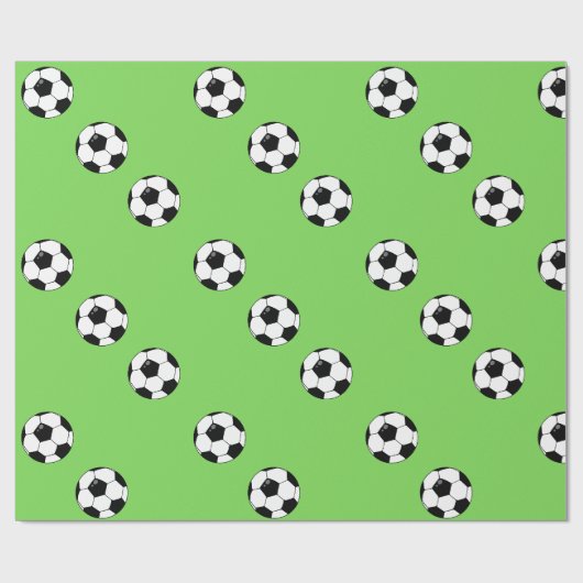 Fußball Geschenkpapier (Flach)