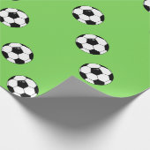 Fußball Geschenkpapier (Ecke)