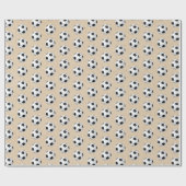 Fußball Geschenkpapier (Flach)