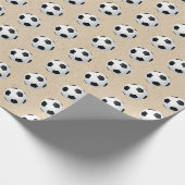 Fußball Geschenkpapier (Ecke)