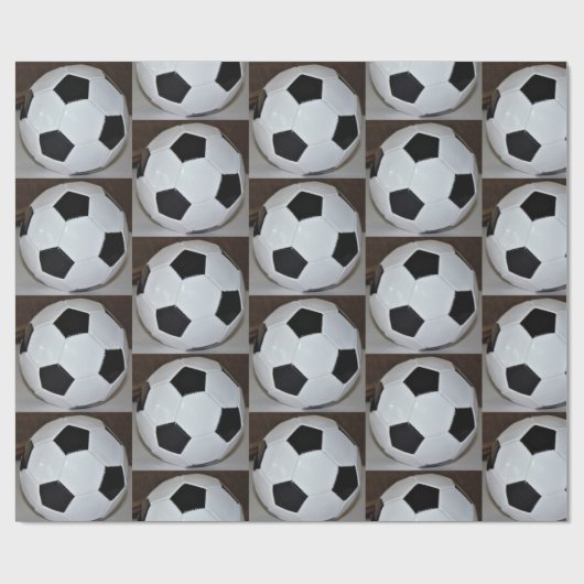 Fußball Geschenkpapier (Flach)