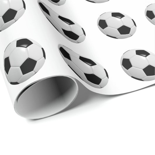 Fußball Geschenkpapier (Rolleneckpunkt)