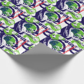 FUSSBALL GESCHENKPAPIER (Ecke)