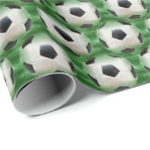 Fußball Geschenkpapier (Rolleneckpunkt)