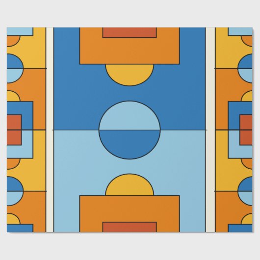 Fußball Geschenkpapier (Flach)