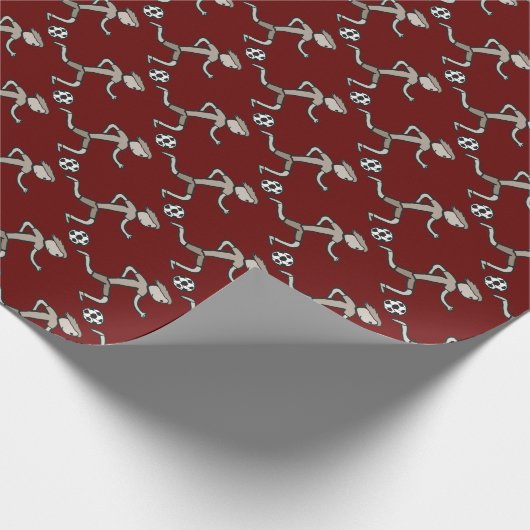 Fußball Geschenkpapier (Ecke)