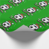 Fußball Geschenkpapier (Ecke)
