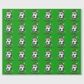 Fußball Geschenkpapier (Flach)