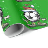 Fußball Geschenkpapier (Rolleneckpunkt)