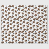 Fußball Geschenkpapier (Flach)