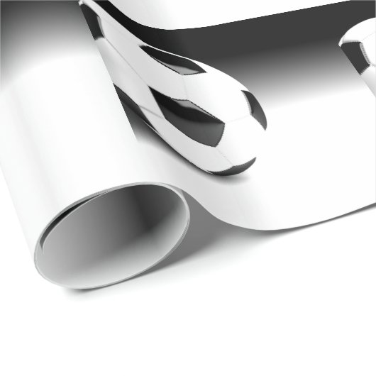 Fußball Geschenkpapier (Rolleneckpunkt)