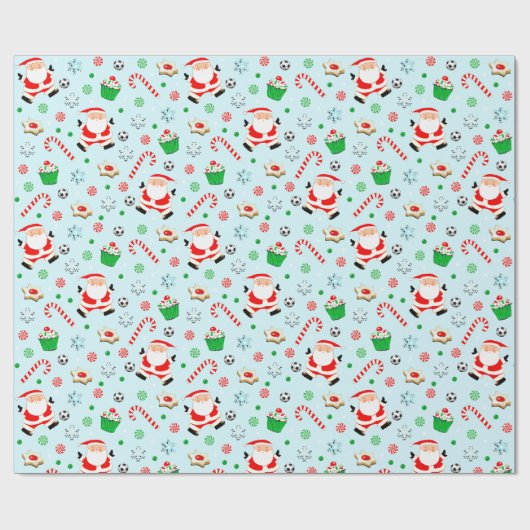 Fußball Geschenkpapier (Flach)